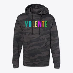 Volente Texas Color Pop Cotton Hoodie Sweatshirt
