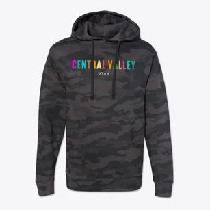 Central Valley Utah Color Pop Cotton Hoodie Sweatshirt