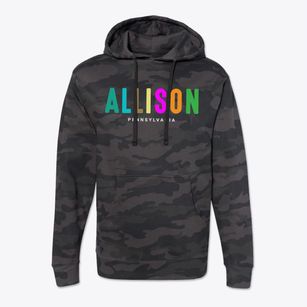 Allison Pennsylvania Color Pop Cotton Hoodie Sweatshirt