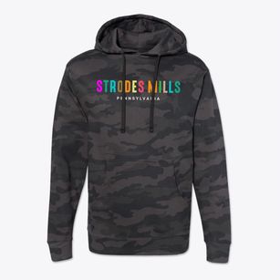 Strodes Mills Pennsylvania Color Pop Cotton Hoodie Sweatshirt