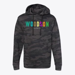 Woodson Illinois Color Pop Cotton Hoodie Sweatshirt