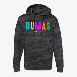 Dumas Mississippi Color Pop Cotton Hoodie Sweatshirt