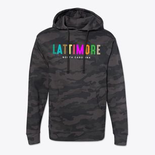 Lattimore North Carolina Color Pop Cotton Hoodie Sweatshirt