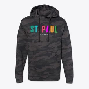 St. Paul Oregon Color Pop Cotton Hoodie Sweatshirt