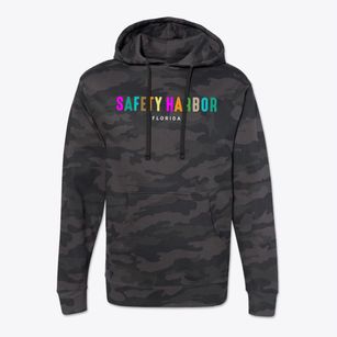 Safety Harbor Florida Color Pop Cotton Hoodie Sweatshirt
