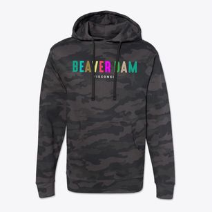 Beaver Dam Wisconsin Color Pop Cotton Hoodie Sweatshirt