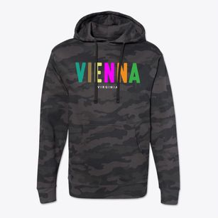 Vienna Virginia Color Pop Cotton Hoodie Sweatshirt