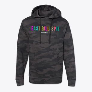 East Gillespie Illinois Color Pop Cotton Hoodie Sweatshirt