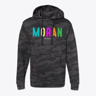 Moran Texas Color Pop Cotton Hoodie Sweatshirt