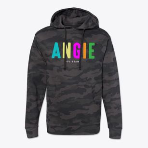 Angie Louisiana Color Pop Cotton Hoodie Sweatshirt
