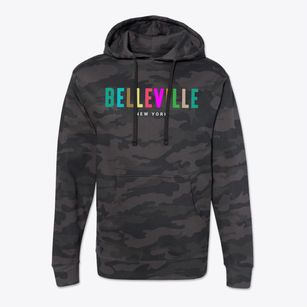 Belleville New York Color Pop Cotton Hoodie Sweatshirt