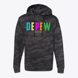 Depew New York Color Pop Cotton Hoodie Sweatshirt