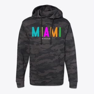 Miami Missouri Color Pop Cotton Hoodie Sweatshirt