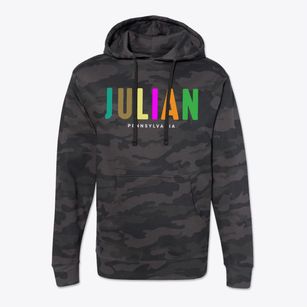 Julian Pennsylvania Color Pop Cotton Hoodie Sweatshirt