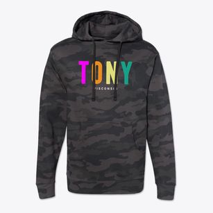 Tony Wisconsin Color Pop Cotton Hoodie Sweatshirt