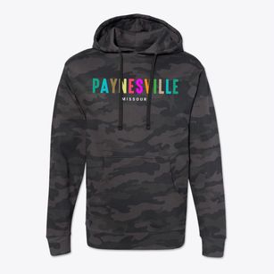 Paynesville Missouri Color Pop Cotton Hoodie Sweatshirt
