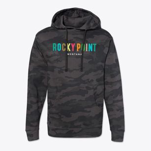 Rocky Point Montana Color Pop Cotton Hoodie Sweatshirt