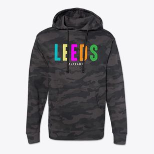 Leeds Alabama Color Pop Cotton Hoodie Sweatshirt