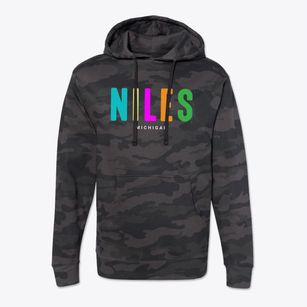 Niles Michigan Color Pop Cotton Hoodie Sweatshirt