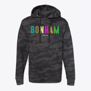 Bonham Texas Color Pop Cotton Hoodie Sweatshirt