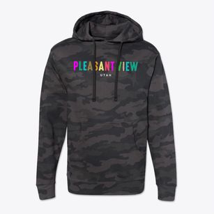 Pleasant View Utah Color Pop Cotton Hoodie Sweatshirt