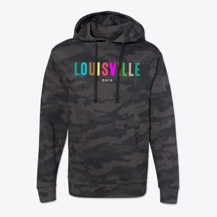 Louisville Ohio Color Pop Cotton Hoodie Sweatshirt