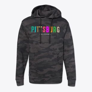 Pittsburg California Color Pop Cotton Hoodie Sweatshirt