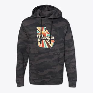  Georgia Retro Art Cotton Hoodie Sweatshirt