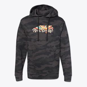  North Carolina Retro Art Cotton Hoodie Sweatshirt