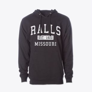 Ralls Missouri Classic Established Cotton Hoodie Sweatshirt