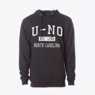 U-no North Carolina Classic Established Cotton Hoodie Sweatshirt
