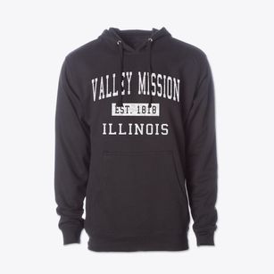 Valley Mission Illinois Classic Established Cotton Hoodie Sweatshirt