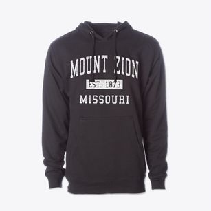 Mount Zion Missouri Classic Established Cotton Hoodie Sweatshirt
