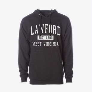 Lawford West Virginia Classic Established Cotton Hoodie Sweatshirt