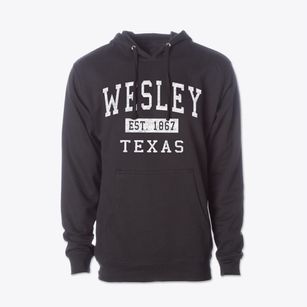 Wesley Texas Classic Established Cotton Hoodie Sweatshirt