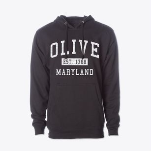 Olive Maryland Classic Established Cotton Hoodie Sweatshirt