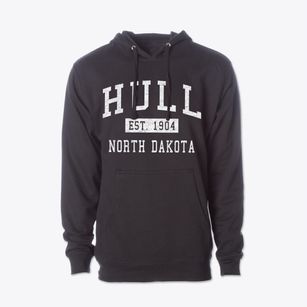 Hull North Dakota Classic Established Cotton Hoodie Sweatshirt