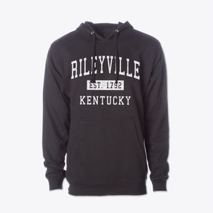Rileyville Kentucky Classic Established Cotton Hoodie Sweatshirt