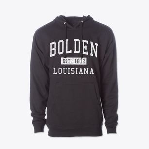 Bolden Louisiana Classic Established Cotton Hoodie Sweatshirt