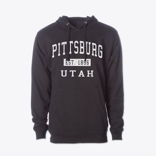 Pittsburg Utah Classic Established Cotton Hoodie Sweatshirt