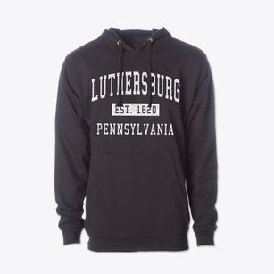 Luthersburg Pennsylvania Classic Established Cotton Hoodie Sweatshirt