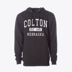 Colton Nebraska Classic Established Cotton Hoodie Sweatshirt