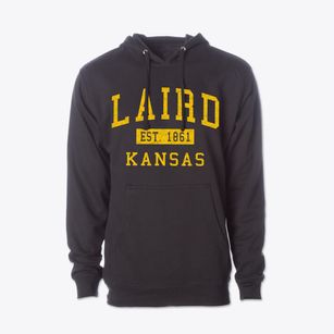 Laird Kansas Classic Established Cotton Hoodie Sweatshirt