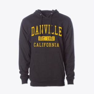 Danville California Classic Established Cotton Hoodie Sweatshirt