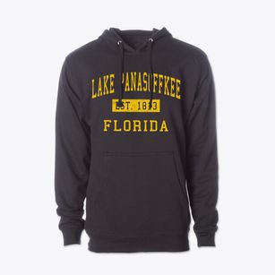 Lake Panasoffkee Florida Classic Established Cotton Hoodie Sweatshirt