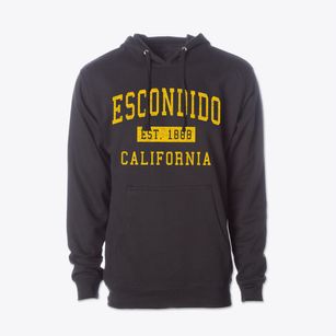 Escondido California Classic Established Cotton Hoodie Sweatshirt