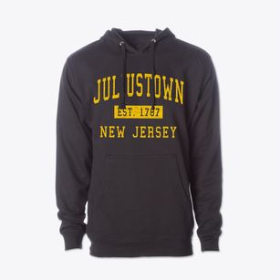 Juliustown New Jersey Classic Established Cotton Hoodie Sweatshirt