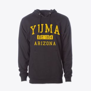 Yuma Arizona Classic Established Cotton Hoodie Sweatshirt