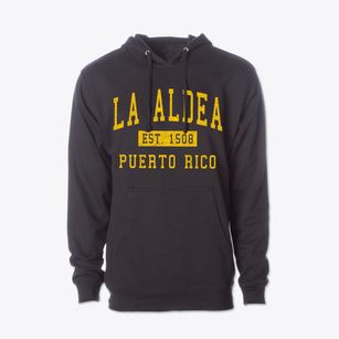 La Aldea Puerto Rico Classic Established Cotton Hoodie Sweatshirt