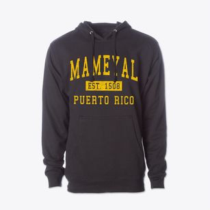 Mameyal Puerto Rico Classic Established Cotton Hoodie Sweatshirt